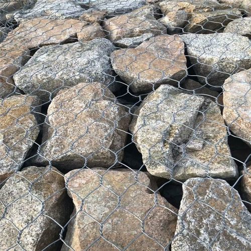 防汛铅丝笼雷诺护垫格宾石笼网箱 河道治理石笼网双绞格宾网